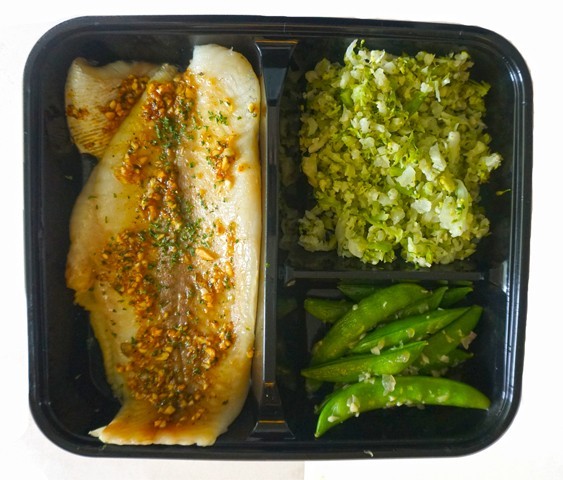 Baked Fish with green peas